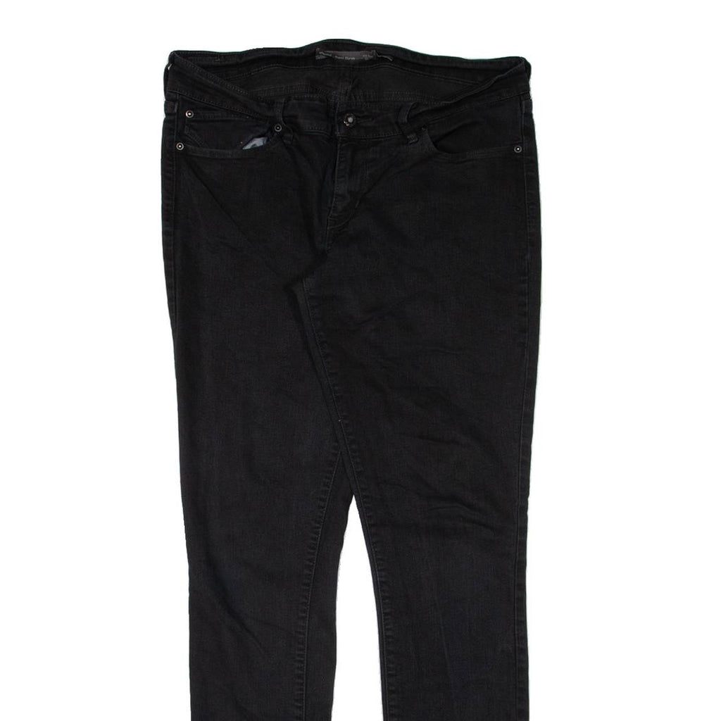 LEVI'S Mid Rise Womens Jeans Black Slim Skinny W31 L30