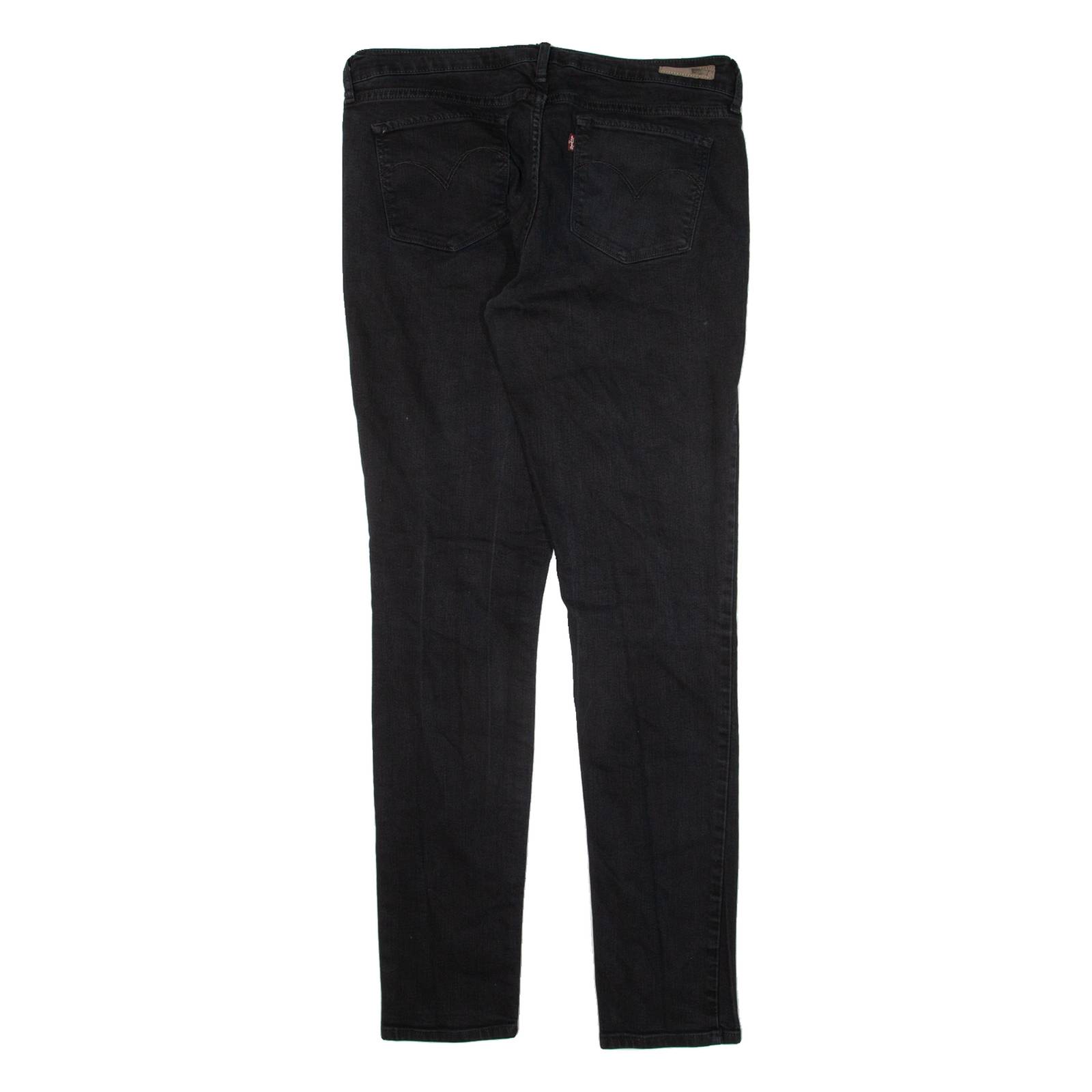 LEVI'S Mid Rise Womens Jeans Black Slim Skinny W31 L30