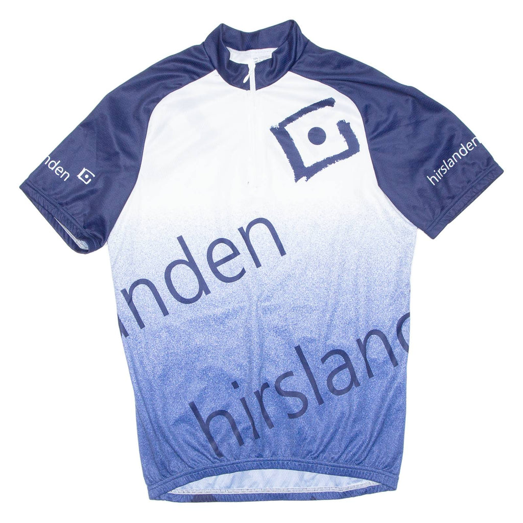 Cycling Mens Jersey Blue 1/2 Zip M