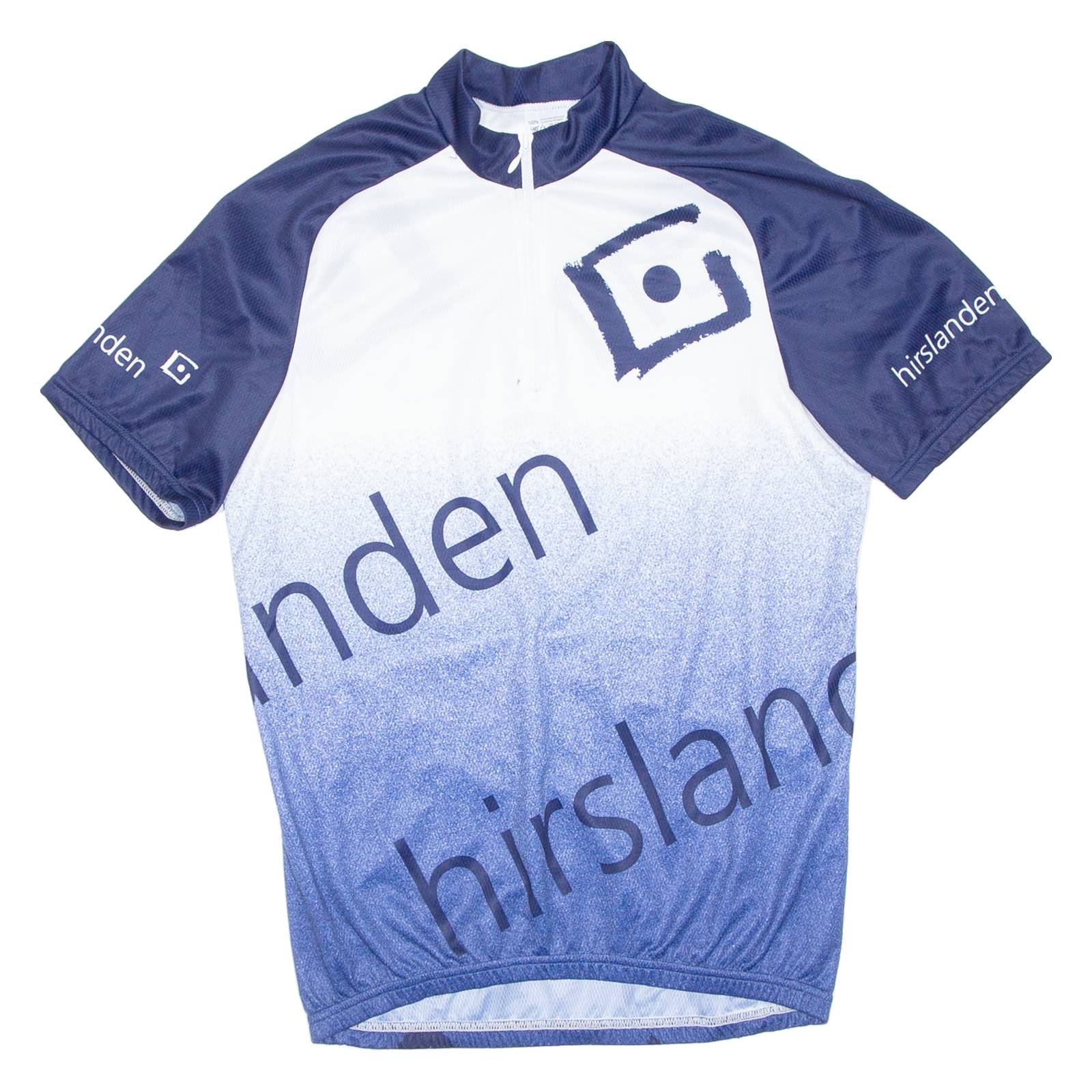 Cycling Mens Jersey Blue 1/2 Zip M