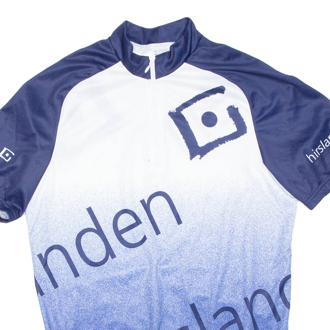 Cycling Mens Jersey Blue 1/2 Zip M