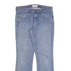 LEVI'S Womens Blue Regular Fit Flared Denim Medium Wash Jeans W34 L32 Classic