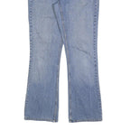 LEVI'S Womens Blue Regular Fit Flared Denim Medium Wash Jeans W34 L32 Classic