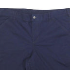 CARHARTT Womens Shorts Blue Casual XL W40 Cotton Blend Relaxed Fit