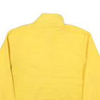 OLD NAVY Mens Yellow Pullover Plain 1/4 Zip Regular Fit L Polyester Blend Jumper