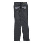 CARLA FERRONI Womens Jeans Black Regular Straight Denim Medium W32 L34 Stylish