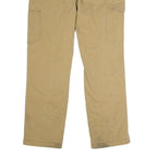CARHARTT Mens Cotton Beige Regular Straight Trousers W34 L30 Workwear Durable