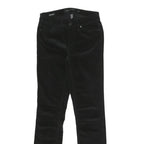 CALVIN KLEIN JEANS Womens Cotton Blend Black Slim Skinny Trousers W25 L28