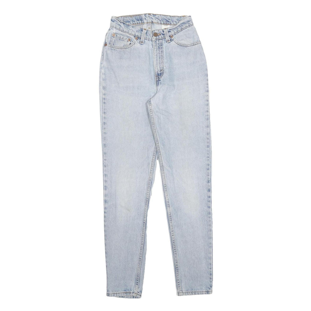 LEVI'S 512 Tapered Womens Jeans Blue Slim Fit Tapered Denim Light W24 L31