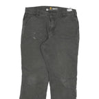 CARHARTT Mens Jeans Relaxed Straight Denim Dark W34 L31 Workwear Casual