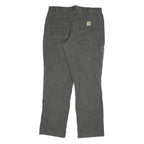 CARHARTT Mens Jeans Relaxed Straight Denim Dark W34 L31 Workwear Casual