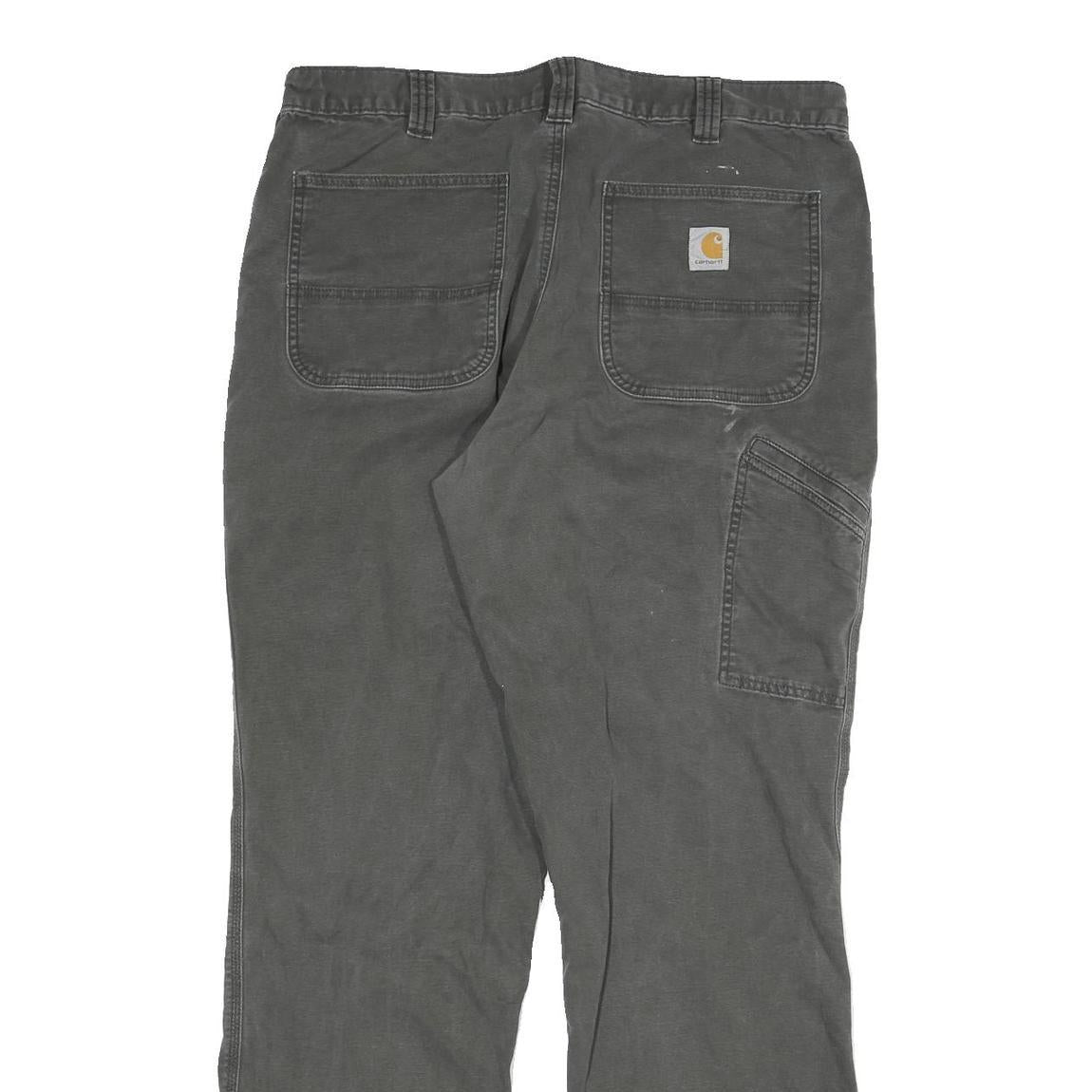 CARHARTT Mens Jeans Relaxed Straight Denim Dark W34 L31 Workwear Casual