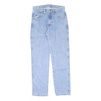 WRANGLER Mens Jeans Blue Regular Straight Denim Medium W30 L32 Classic Zip