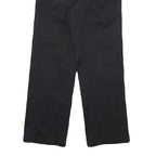 DICKIES Mens Cotton Blend Black Regular Fit Straight Leg Trousers W30 L29