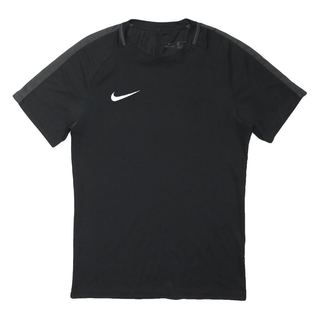 NIKE Mens Black & Dark Grey Modern T-Shirt S Short Sleeve Crew Neck Sportswear
