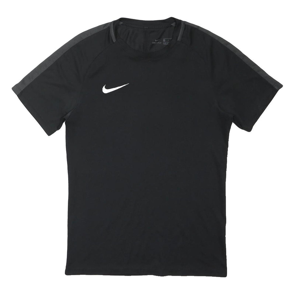 NIKE Mens Black & Dark Grey Modern T-Shirt S Short Sleeve Crew Neck Sportswear