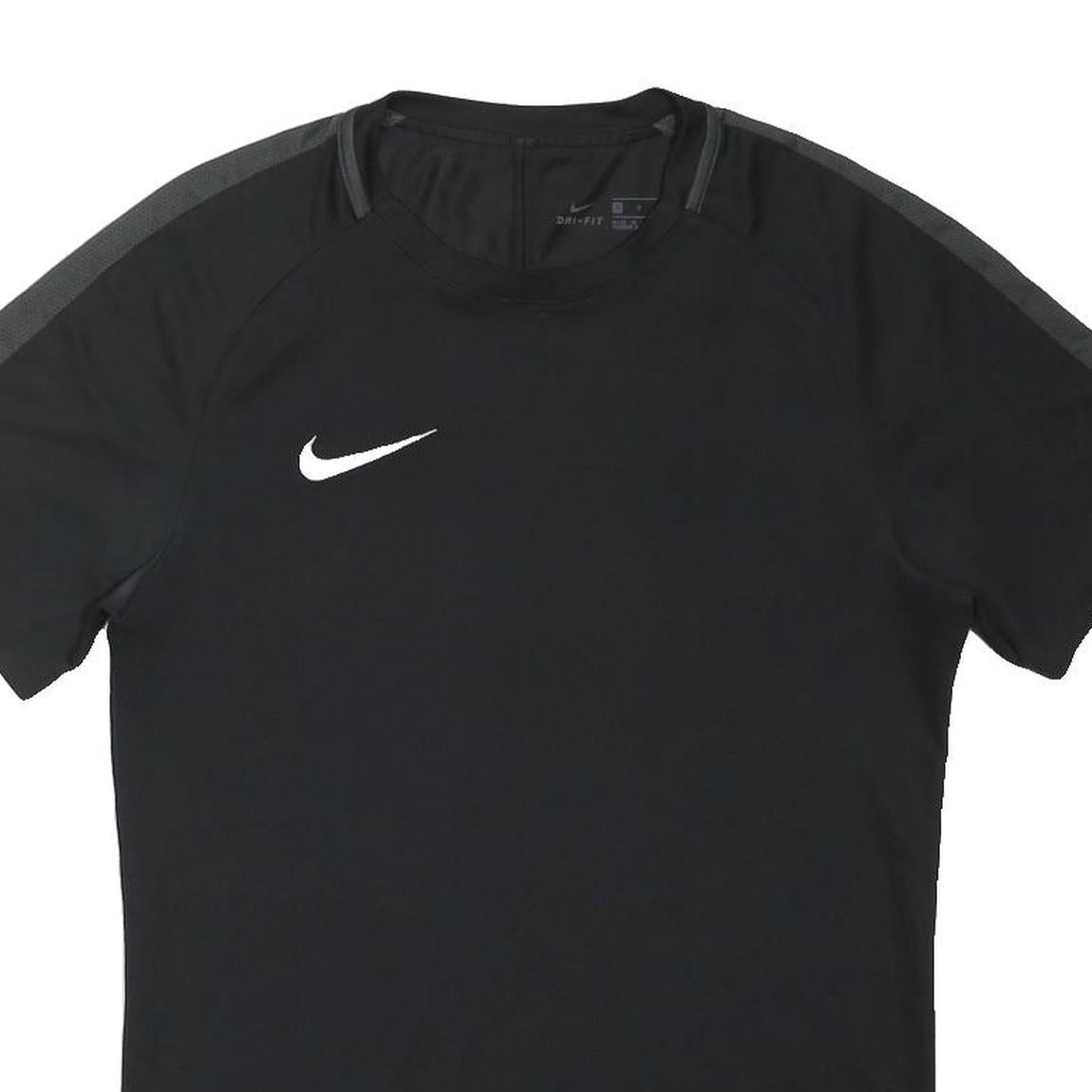 NIKE Mens Black & Dark Grey Modern T-Shirt S Short Sleeve Crew Neck Sportswear
