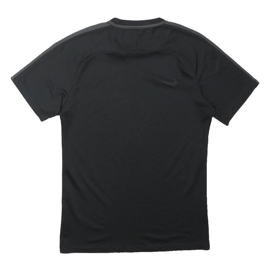 NIKE Mens Black & Dark Grey Modern T-Shirt S Short Sleeve Crew Neck Sportswear