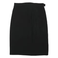 GERARD DAREL Womens Black Straight Knee Length Polyester Skirt M Elegant Classic