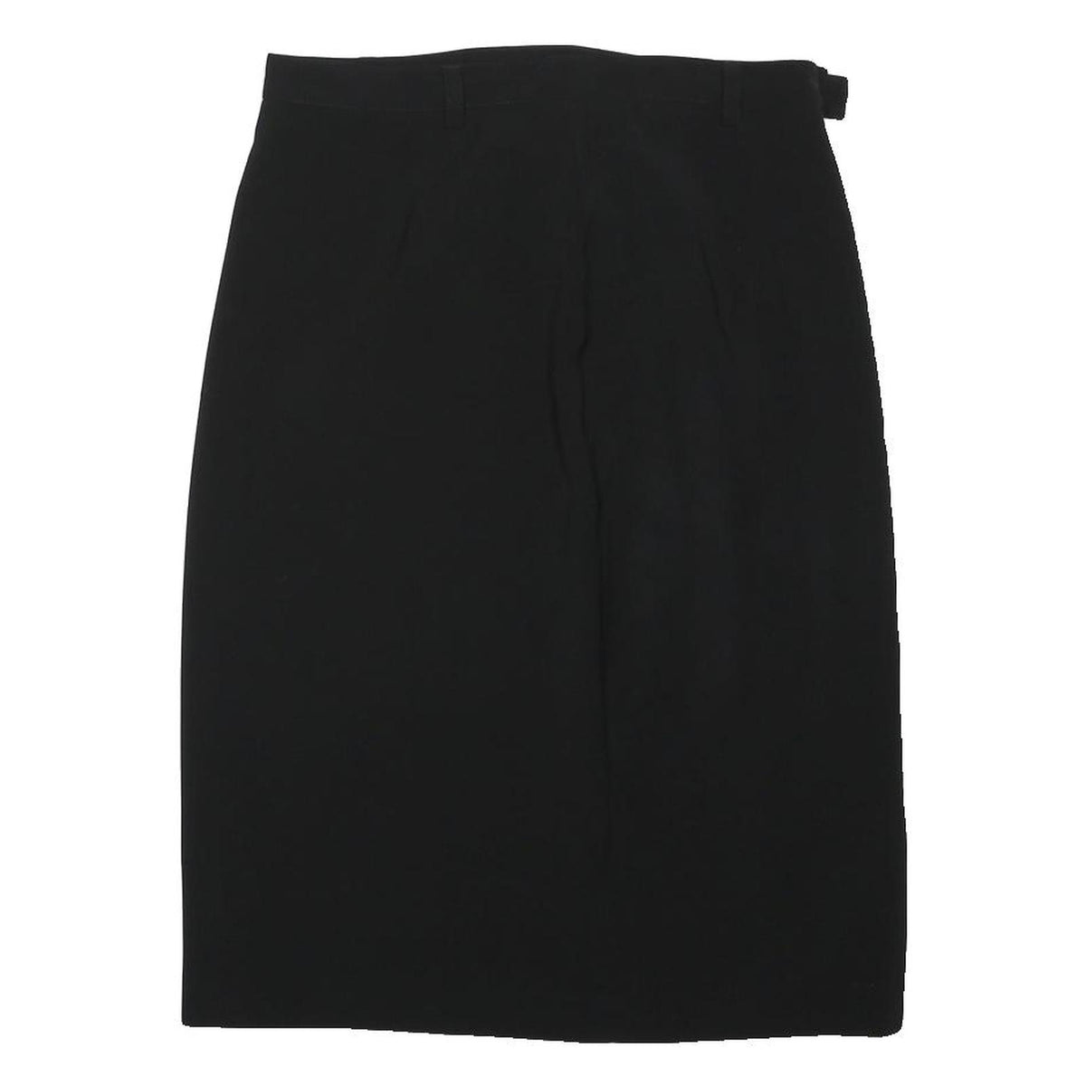 GERARD DAREL Womens Black Straight Knee Length Polyester Skirt M Elegant Classic