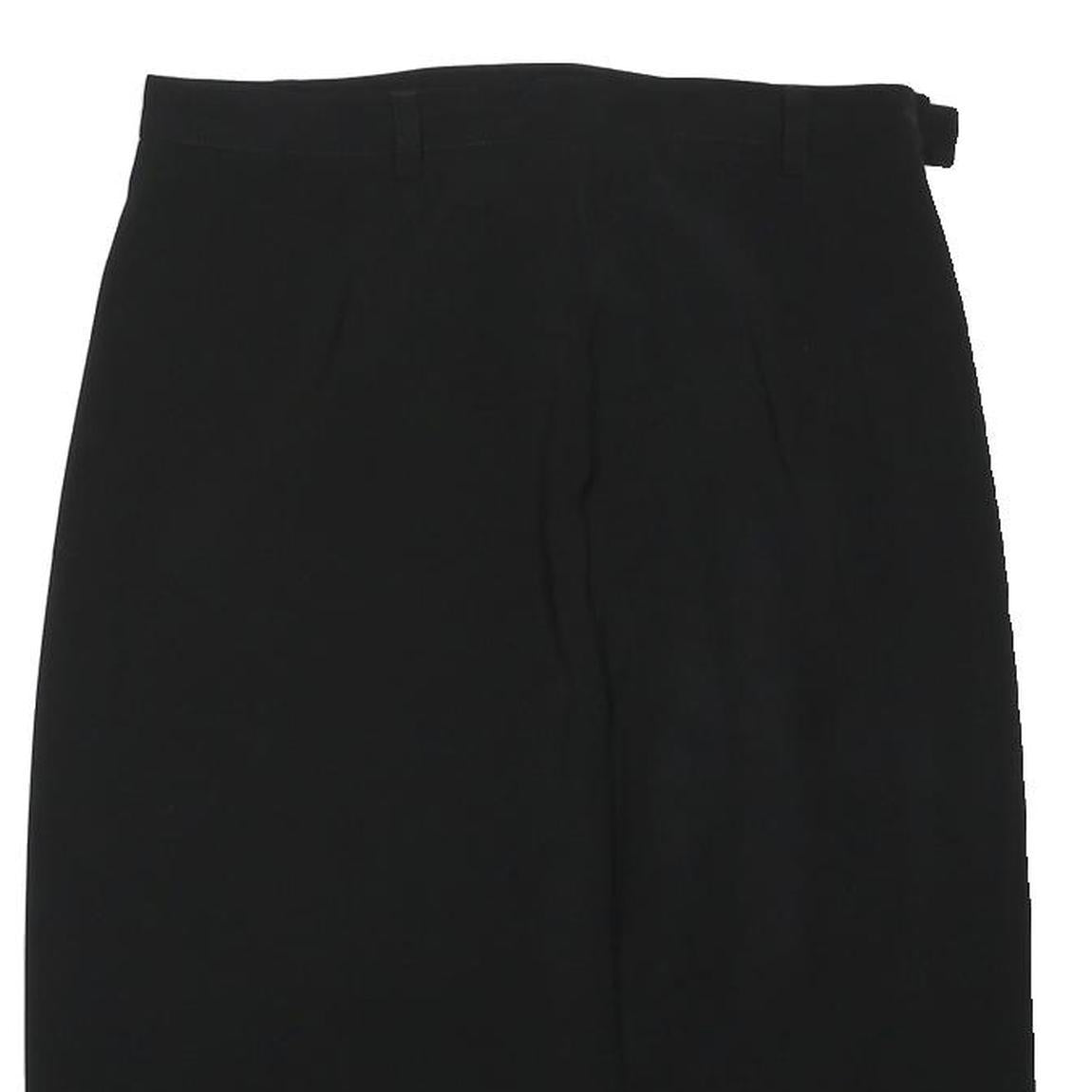 GERARD DAREL Womens Black Straight Knee Length Polyester Skirt M Elegant Classic