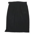 GERARD DAREL Womens Black Straight Knee Length Polyester Skirt M Elegant Classic