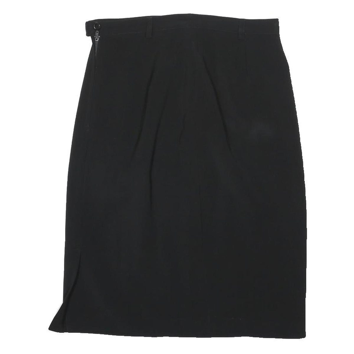 GERARD DAREL Womens Black Straight Knee Length Polyester Skirt M Elegant Classic