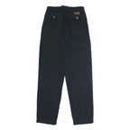 MALBORO CLASSICS Mens Cotton Black Regular Fit Straight Trousers W28 L33 Casual