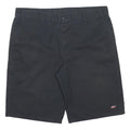 DICKIES Mens Shorts Black Casual XL W40 Workwear Utility Polyester Blend
