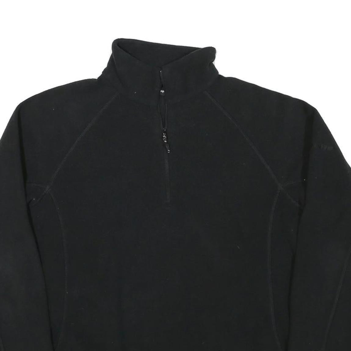 BERGHAUS Womens Black Plain Pullover Jumper Round Neck Regular UK 16 Fleece