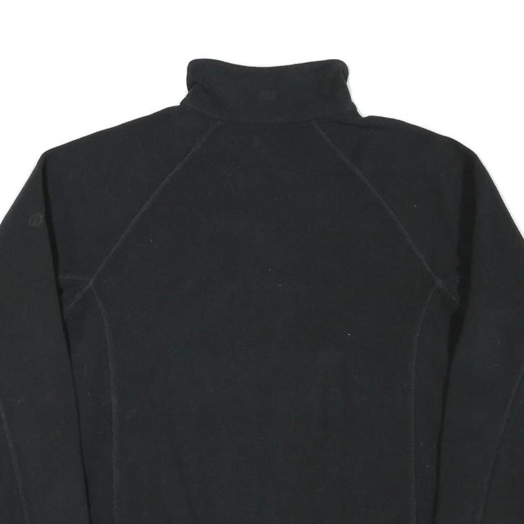 BERGHAUS Womens Black Plain Pullover Jumper Round Neck Regular UK 16 Fleece