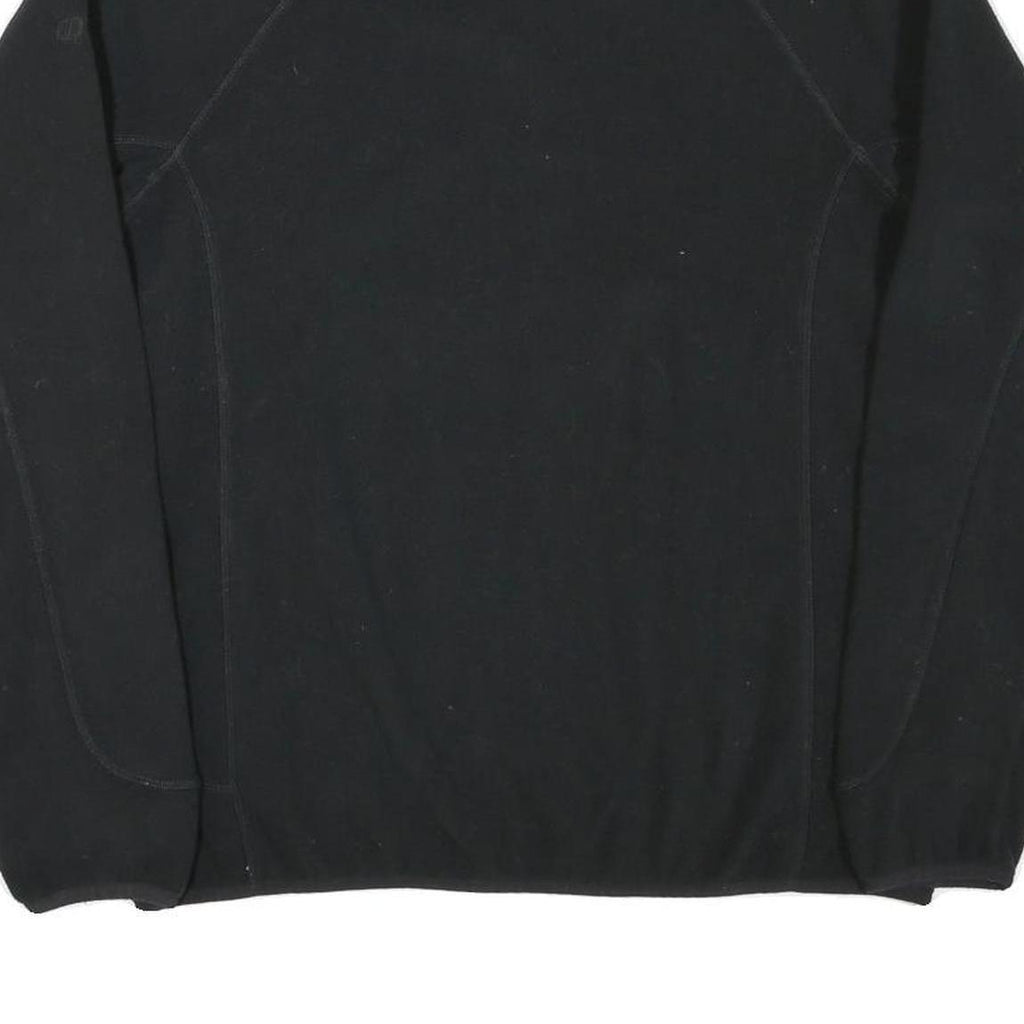 BERGHAUS Womens Black Plain Pullover Jumper Round Neck Regular UK 16 Fleece