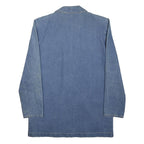 DR DENIM Womens Blue Denim Jacket M Cotton Button Plain Classic Fit Casual