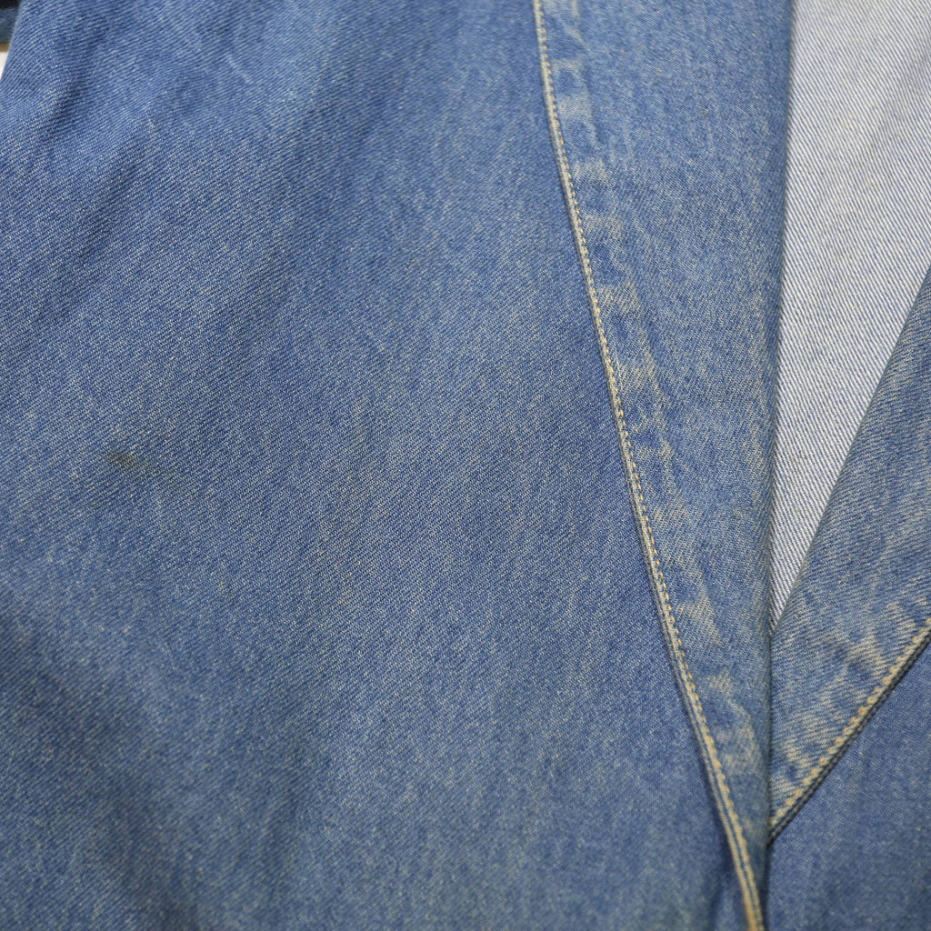 DR DENIM Womens Blue Denim Jacket M Cotton Button Plain Classic Fit Casual