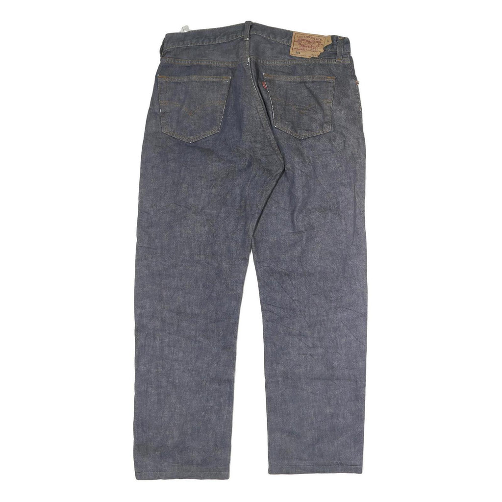 LEVI'S 501 Mens Jeans Blue Regular Straight Denim Raw W36 L30 Classic Button Fly
