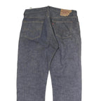 LEVI'S 501 Mens Jeans Blue Regular Straight Denim Raw W36 L30 Classic Button Fly