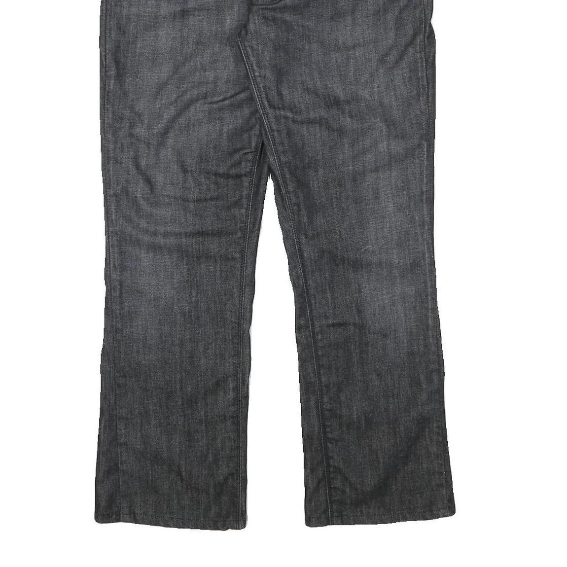 LEVI'S Womens Jeans Black Regular Straight Denim Dark W33 L27 Zip Cotton Blend