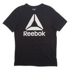 REEBOK Mens T-Shirt Black M