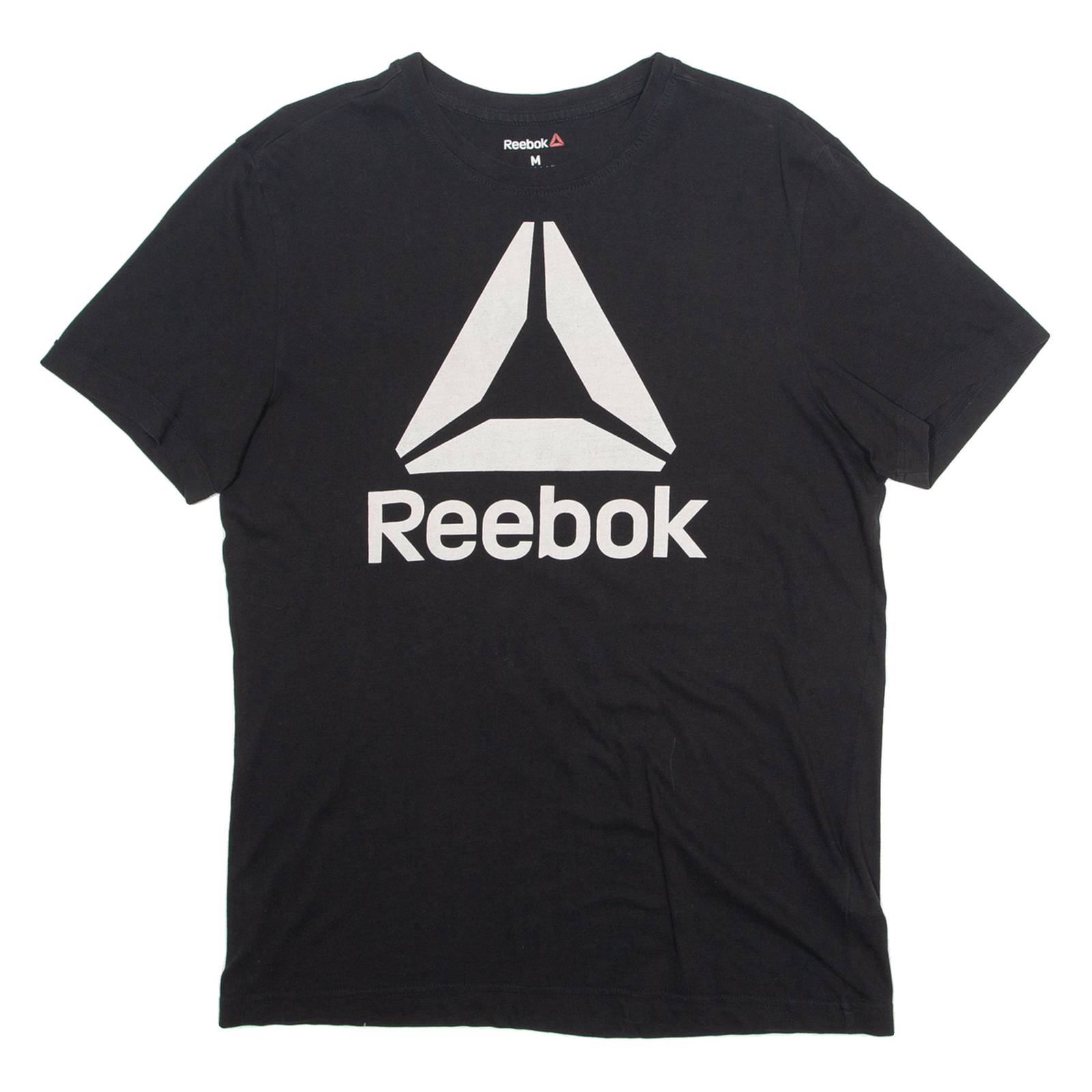 REEBOK Mens T-Shirt Black M