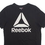 REEBOK Mens T-Shirt Black M