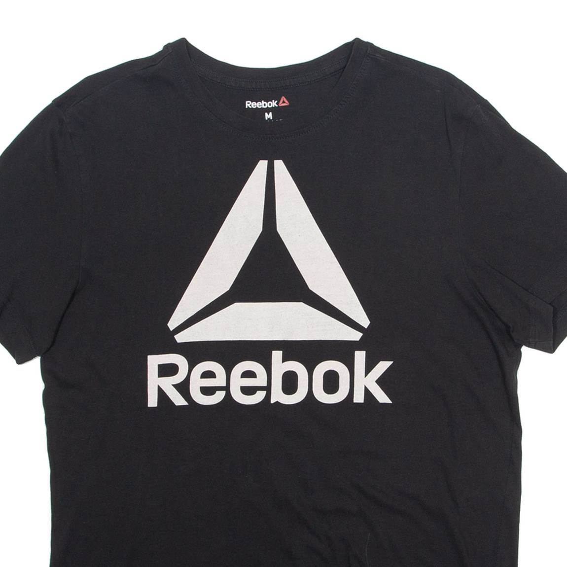 REEBOK Mens T-Shirt Black M
