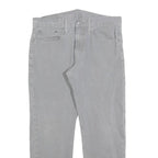 LEVI'S 502 Mens Jeans Grey Regular Straight Denim Medium W31 L26 Cotton Blend