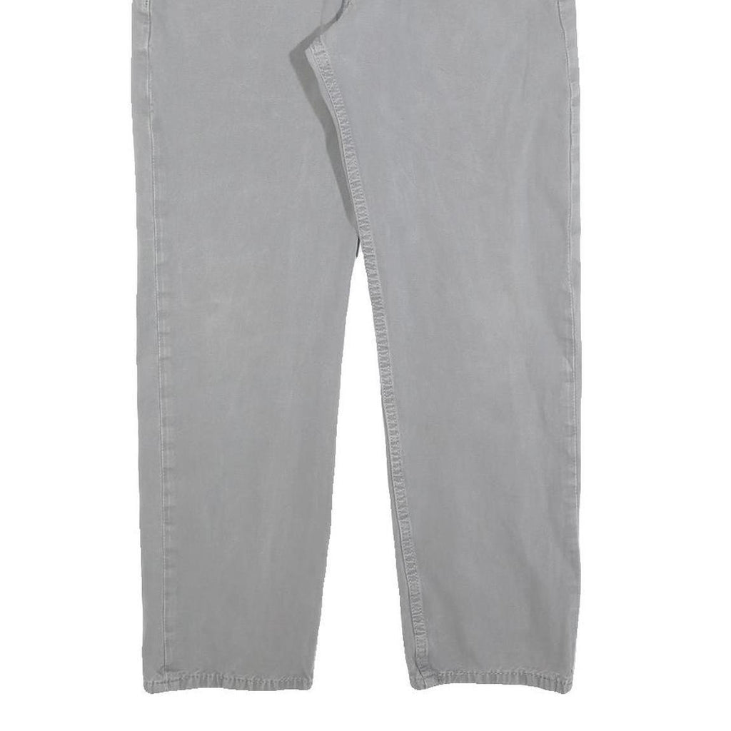 LEVI'S 502 Mens Jeans Grey Regular Straight Denim Medium W31 L26 Cotton Blend