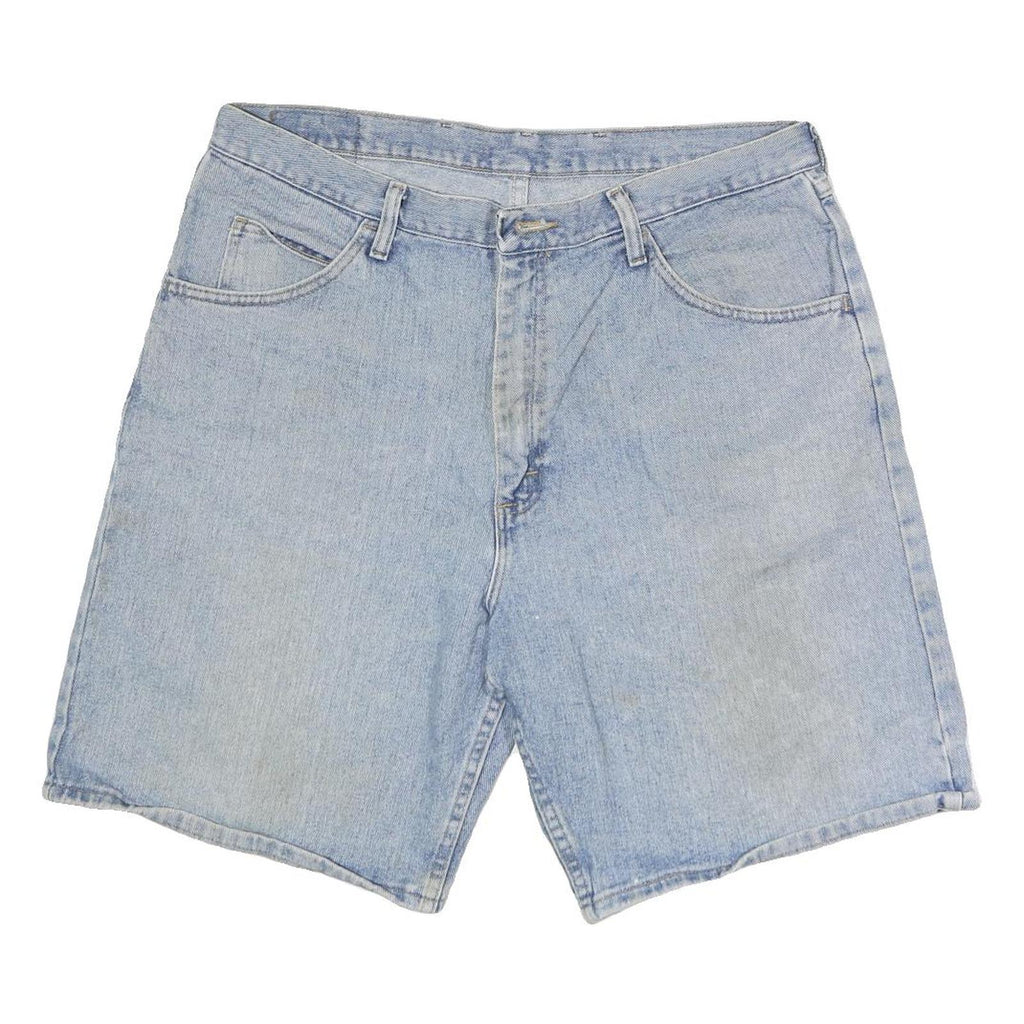 WRANGLER Mens Denim Blue Cotton Shorts M W36 Classic Fit Casual Style
