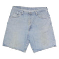 WRANGLER Mens Denim Blue Cotton Shorts M W36 Classic Fit Casual Style