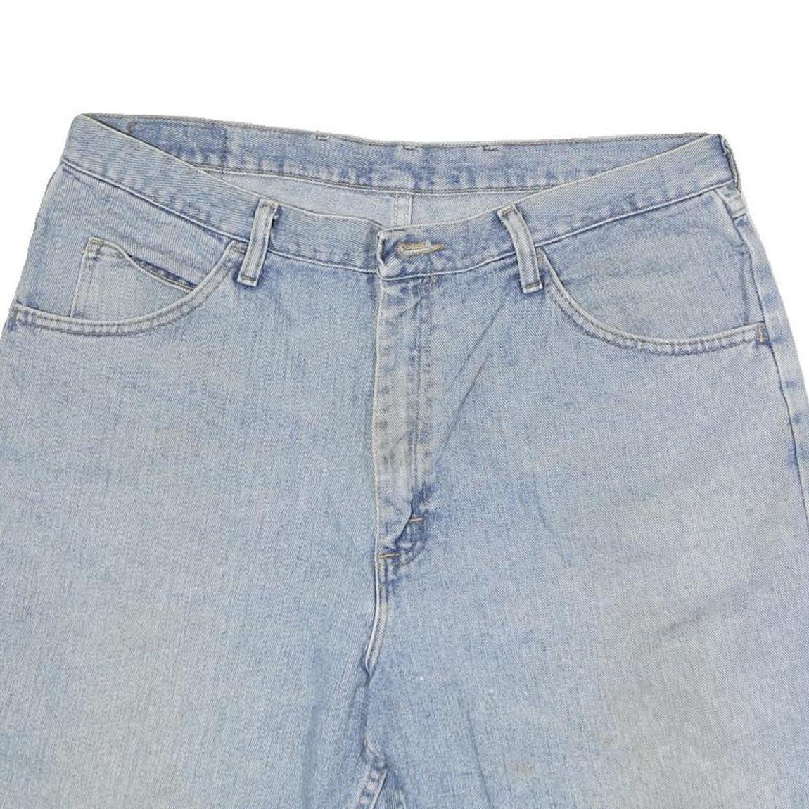 WRANGLER Mens Denim Blue Cotton Shorts M W36 Classic Fit Casual Style