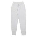 ADIDAS Womens Joggers Light Grey XS W24 L28 Slim Tapered Cotton Blend Drawstring