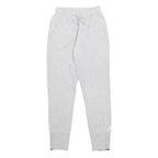ADIDAS Womens Joggers Light Grey XS W24 L28 Slim Tapered Cotton Blend Drawstring