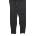 LEVI'S 710 Womens Slim Black Denim Jeans Cotton Blend W29 L30 Zip