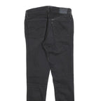 LEVI'S 710 Womens Slim Black Denim Jeans Cotton Blend W29 L30 Zip